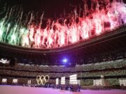 При пустых трибунах: в Токио проходит церемония открытия XXXII летних Олимпийских игр