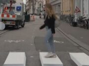 В Дании обустроили необычной пешеходный переход