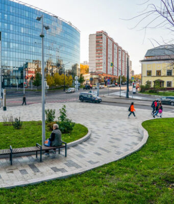 Сергей Собянин оценил благоустройство арт-квартала в центре Москвы