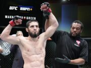 Десятая победа подряд и заявка на титульный бой: как Махачев нокаутировал Грина на UFC Vegas 49