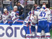 Той же монетой: СКА забросил ЦСКА три шайбы за 179 секунд и сравнял счёт в полуфинальной серии Кубка Гагарина