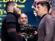 Отказ от рукопожатия, борцовские тренировки и разговоры о трилогии: что окружает реванш Бетербиева и Бивола