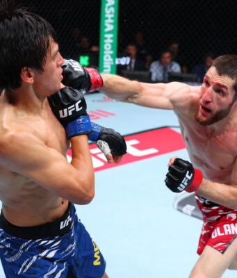 Не убедил судей: Куниев уступил Блэйдсу раздельным решением на турнире UFC в Баку, Уланбеков победил Максума