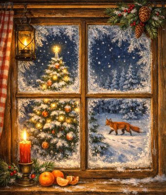 Открытка и поздравления со Старым Новым годом