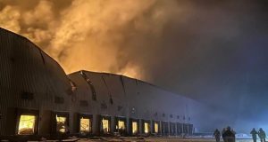 В Киевской области горят склады Рошен — соцсети