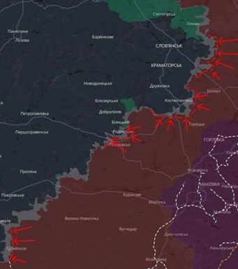 В DeepState назвали самые активные участки фронта